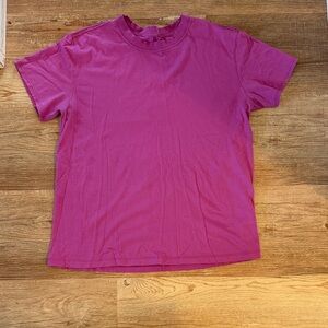 lululemon athletica purple all yours Short Sleeve Tee size 8